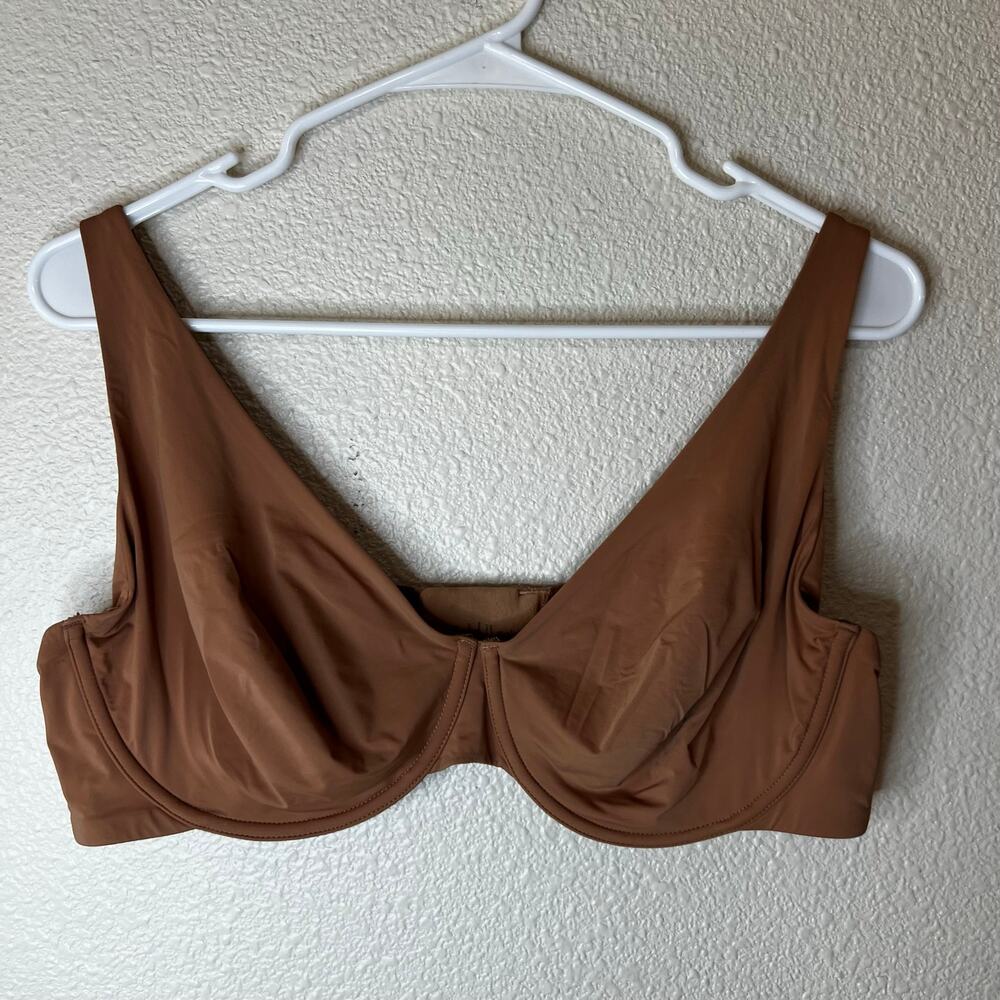 Thirdlove 24/7 Second Skin Unlined Bra in light brown tan 40C